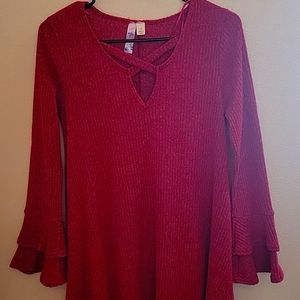 Ayla long sleeve sweater dress